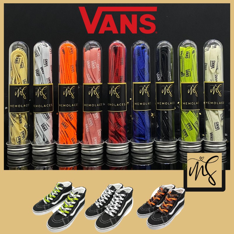 Dây giày Vans vault chữ kèm lọ đựng chính hãng Memolaces